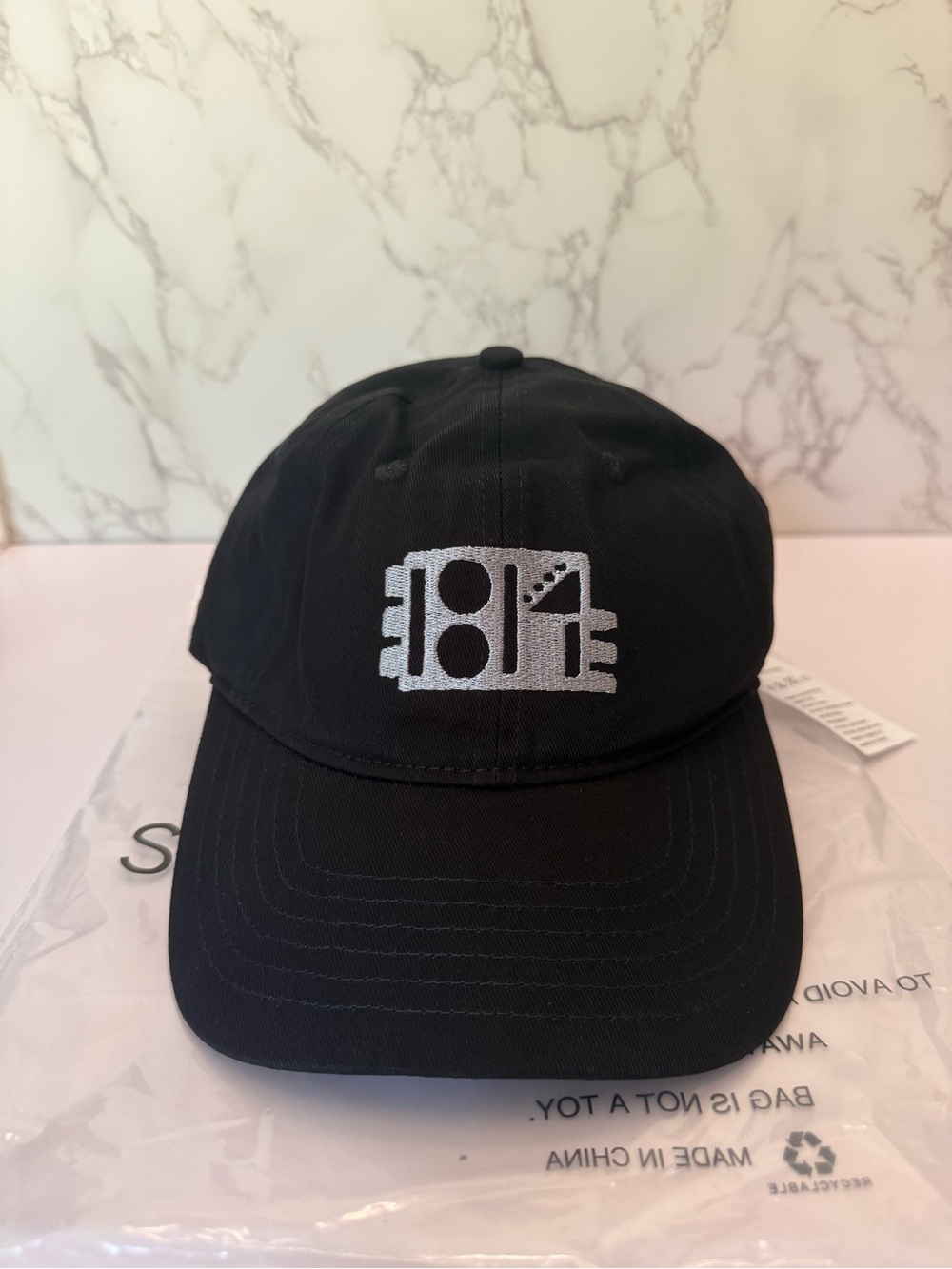 NWT Sheshow 1814 black baseball cap medium Rhythm Nation